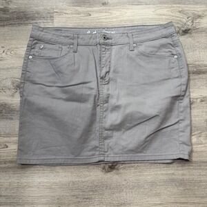 Denizen from Levi's Womens Gray Denim Mini Skirt Size 18